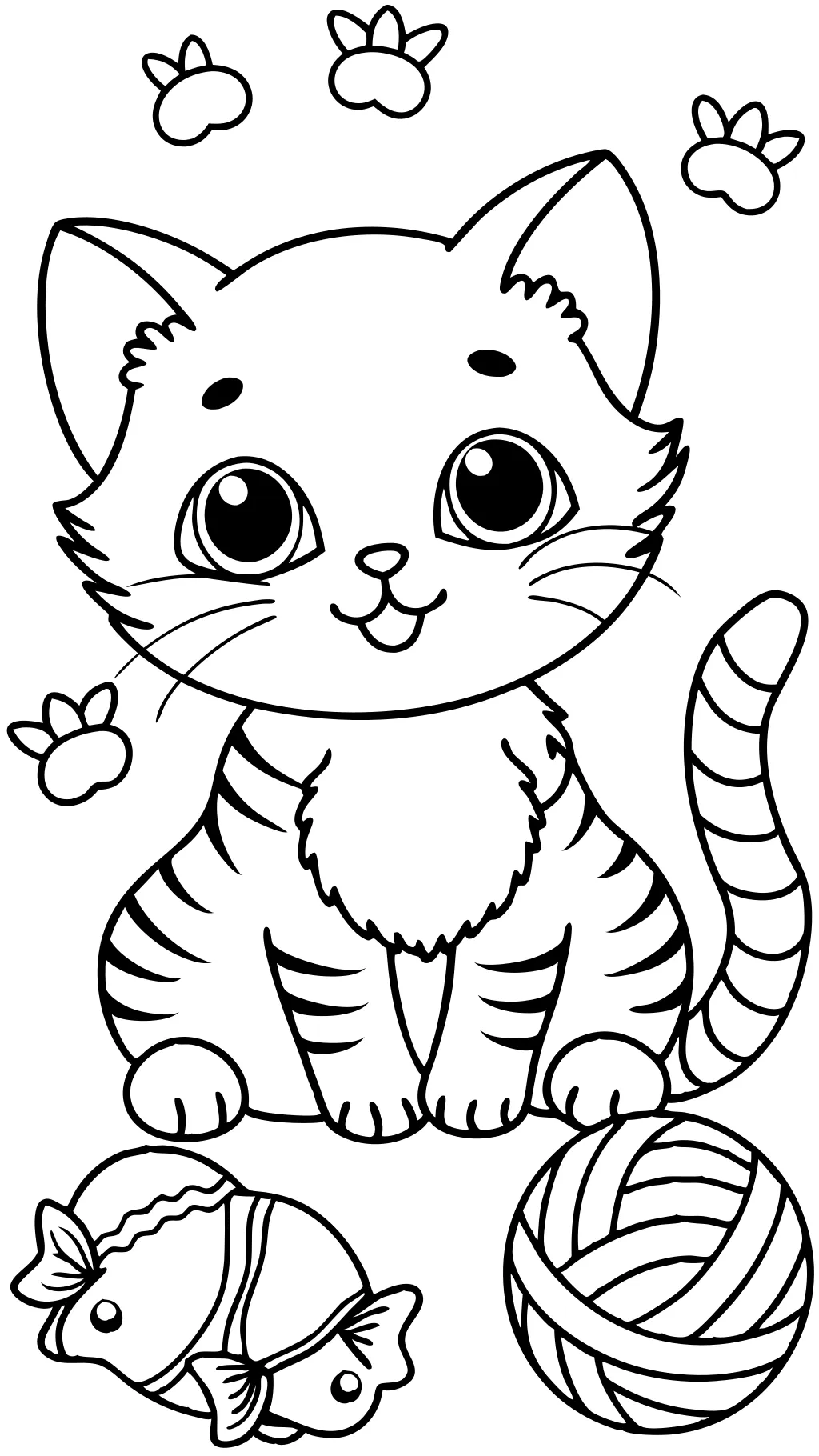 kitty coloring pages printable